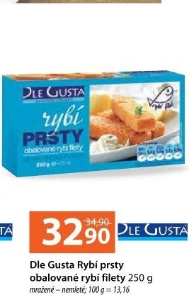 Rybí prsty mražené Dle Gusta