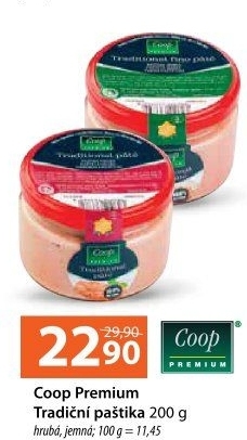 Paštika hrubá Coop Premium