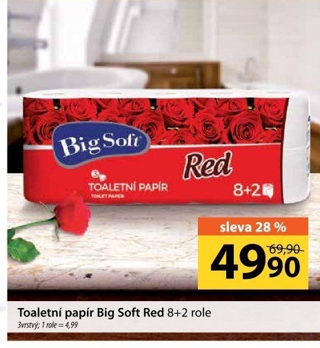 Toaletní papír 3vrstvý Big Soft