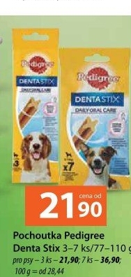 Pamlsky pro psy Denta Stix Pedigree