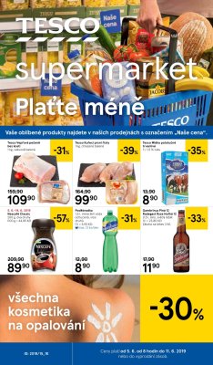 akční leták Tesco 5.6.2019-11.6.2019
