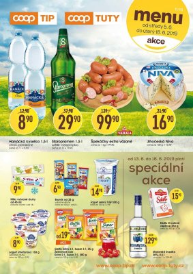 akční leták COOP 5.6.2019-18.6.2019