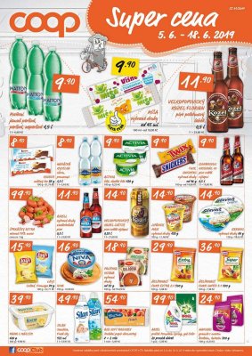 akční leták COOP 5.6.2019-18.6.2019