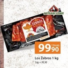 Vepřová žebra uzená Los Žebros Láďa Grileman Kostelecké uzeniny
