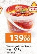 Kuřecí mix na gril Flamengo Vodňanské kuře