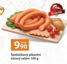 Salám špekáčkový pikantní točený Krahulík