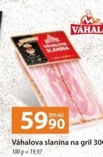 Slanina Váhalova na grilování Váhala