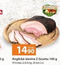 Anglická slanina Z gruntu