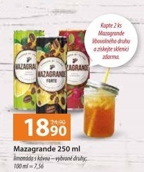 Limonáda kávová Mazagrande Tchibo