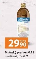 Přírodní voda Magnesia Mlýnský pramen