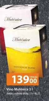 Vína Mutěnice - bag in box