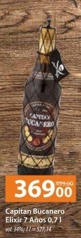 Rum Dominicano Elixir 7 Aňos Capitan Bucanero