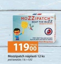 Repelentní náplasti Mozzipatch