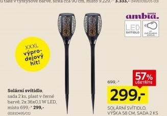 SVÍTIDLO SOLÁRNÍ