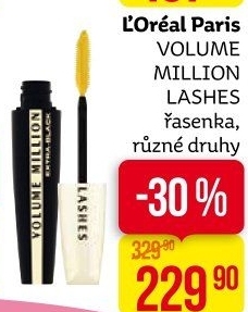 Řasenka Volume Million Lashes L'