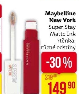 Tekutá rtěnka Superstay Matte Ink Maybelline