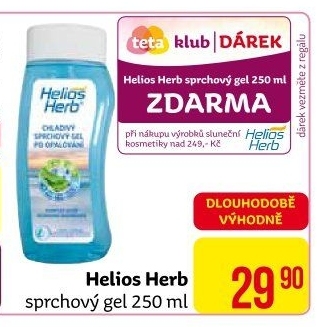 Sprchový gel po opalování Helios Herb