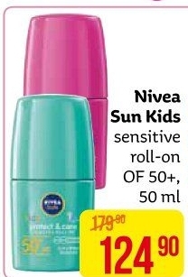 Mléko dětské barevné na opalování kuličkové roll-on OF 50+ Protect &amp
