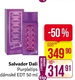 Toaletní voda dámská Purplelips Sensual Salvador Dali