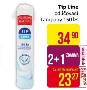 Odličovací tampony Tip Line