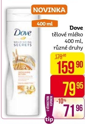 Tělové mléko Dove