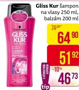 Šampon Gliss Kur Schwarzkopf