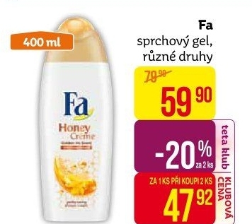 Sprchový gel Fa