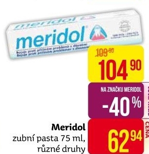 Pasta na zuby Meridol