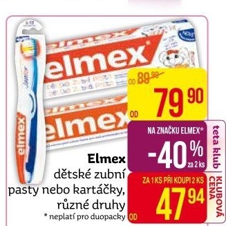Pasta na zuby dětská Elmex