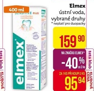 Ústní voda Elmex