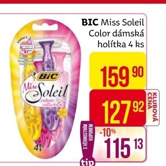 Holítka jednorázová dámská Miss Soleil Bic