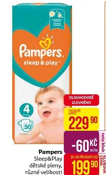 Pleny dětské Pampers Sleep &amp