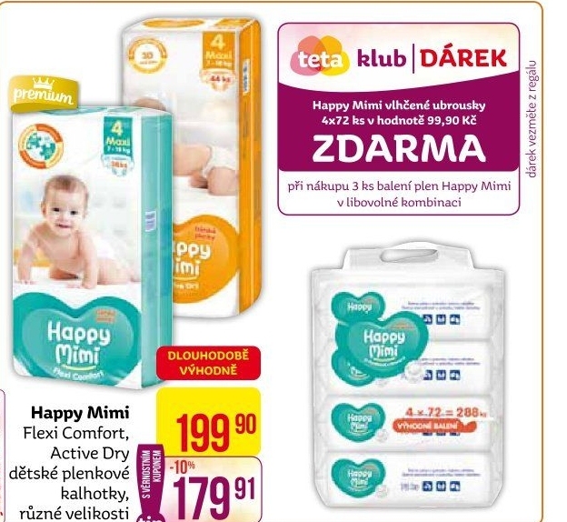 Pleny dětské Happy Mimi Flexi Comfort