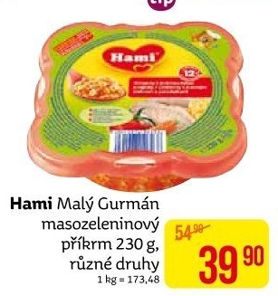 Příkrm Malý gurmán Hami