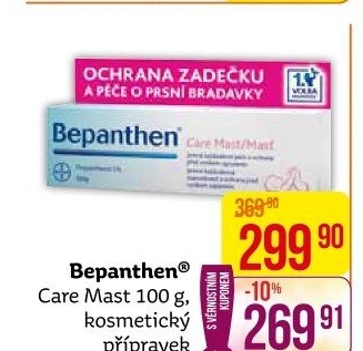 Mast proti opruzeninám Care Bepanthen