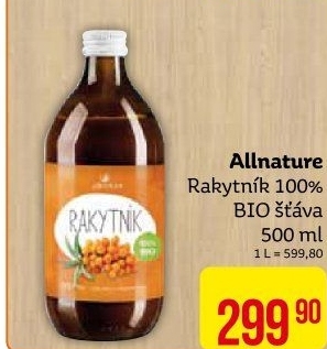 Šťáva bio Allnature
