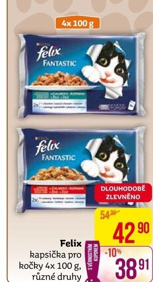 Kapsičky pro kočky Felix Purina