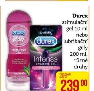 Gel lubrikační Intense orgasmic Durex