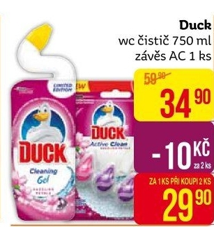 Gelový čistič WC Duck