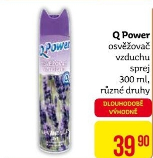 Osvěžovač vzduchu ve spreji Q power