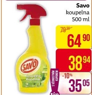 Čistič koupelen Savo