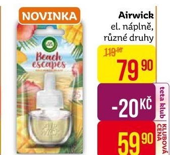 Osvěžovač vzduchu elektrický Air Wick - náplň