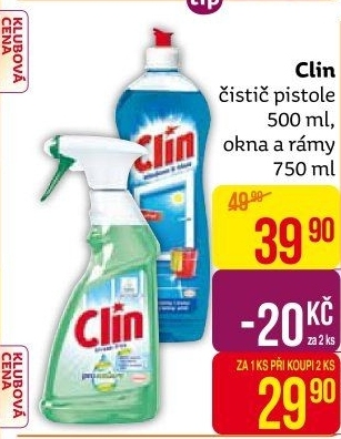 Prostředky čisticí Clin