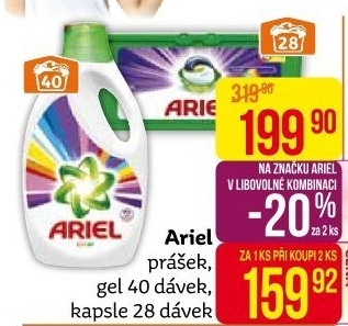 Prací prášek Ariel