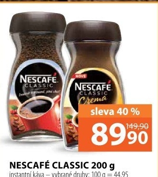 Instantní káva Nescafé Classic