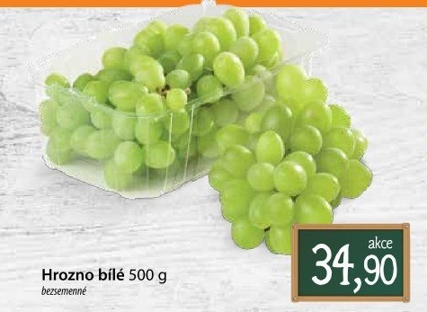 Hrozny bílé bezsemenné