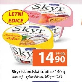 Dezert zakysaný ochucený Skyr Bohušovická mlékárna