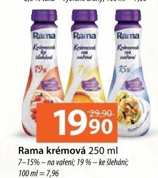 Smetana na vaření Krémová Rama