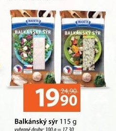 Balkánský sýr Madeta