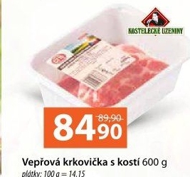 Vepřová krkovice s kostí Kostelecké uzeniny